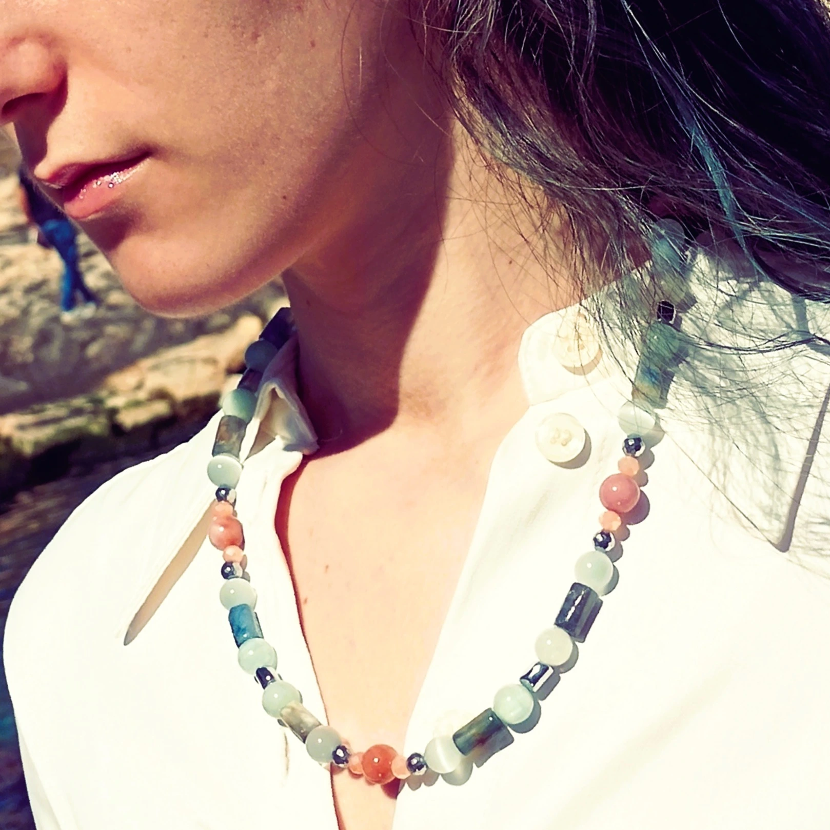 CODICE-2020-9-PEACOCK Peacock Necklace (Eta Carinae) - Image 1